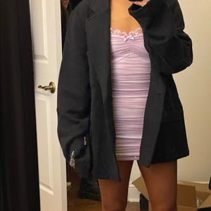 Verge Girl Lilac Mesh Mini Dress